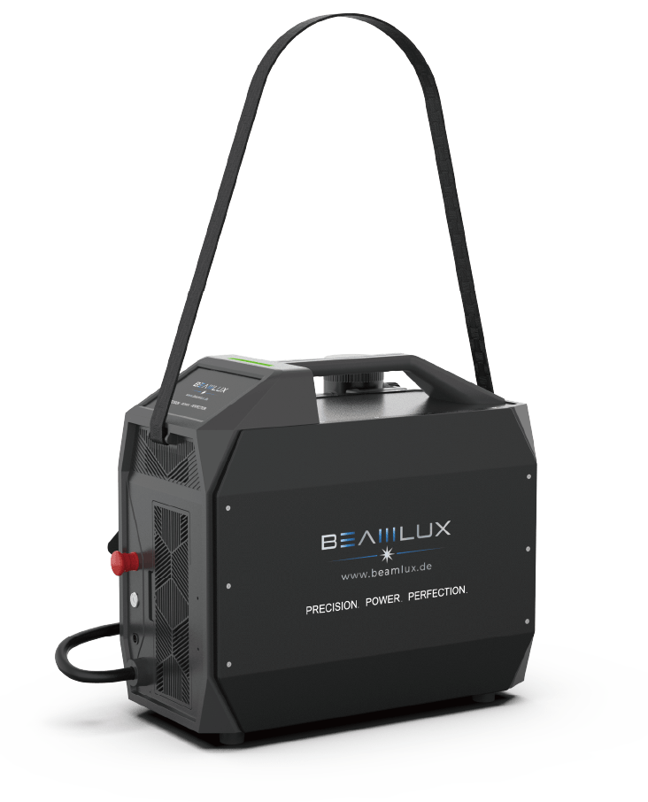 Beamlux BL Portable Pulse, equipo de limpieza láser portátil con correa de transporte